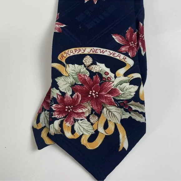 Holidays Mens Tie Necktie Multicolor Lot of 5 Christmas New Years St Patricks - Picture 3 of 7